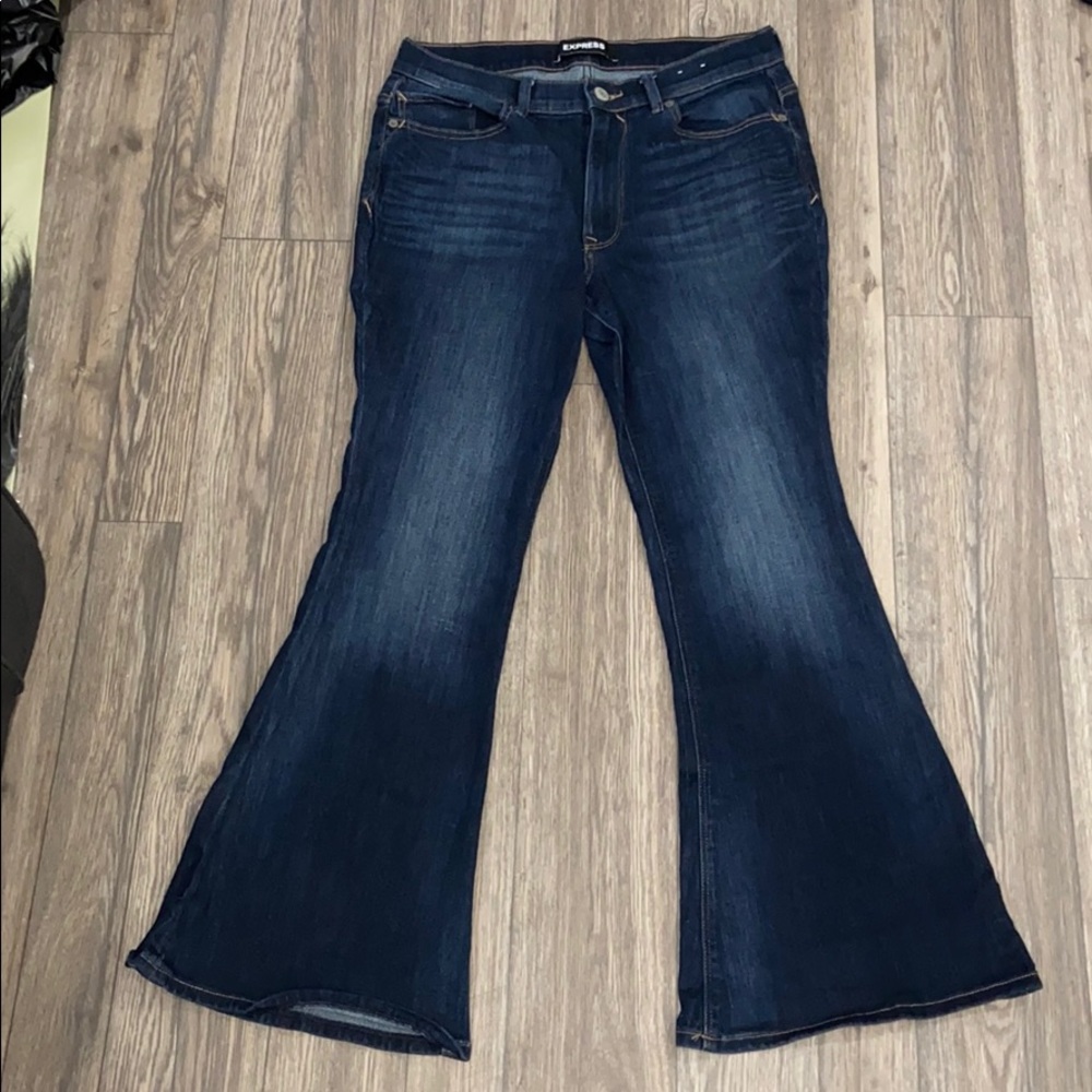 Express flared jeans